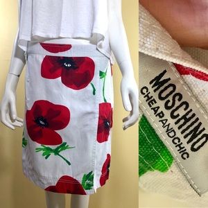 Moschino Floral Skirt